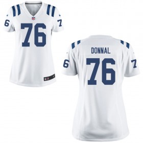 Women's Indianapolis Colts Nike White Game Jersey- DONNAL#76