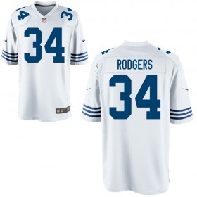 Youth Indianapolis Colts Nike White Alternate Game Jersey RODGERS#34