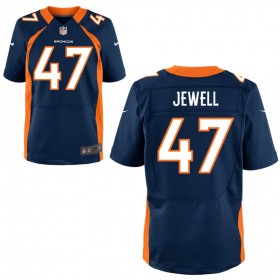 Men's Denver Broncos Nike Navy Blue Elite Jersey JEWELL#47