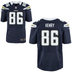 Men's Los Angeles Chargers Nike Navy Elite Jersey HENRY#86