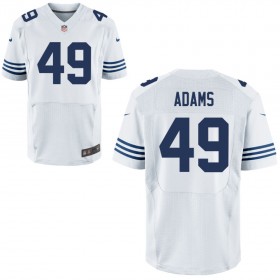 Mens Indianapolis Colts Nike White Alternate Elite Jersey ADAMS#49