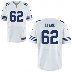 Mens Indianapolis Colts Nike White Alternate Elite Jersey CLARK#62