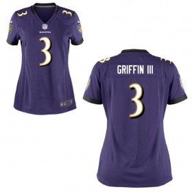 Women's Baltimore Ravens Nike Purple Game Jersey GRIFFIN III#3
