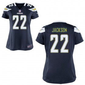 WomenÕs Los Angeles Chargers Nike Navy Blue Game Jersey JACKSON#22