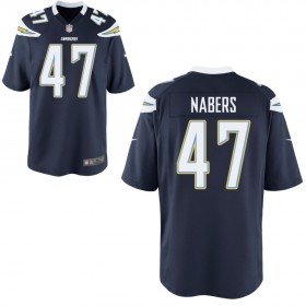 Youth Los Angeles Chargers Nike Navy Game Jersey NABERS#47