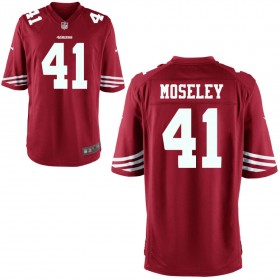 Youth San Francisco 49ers Nike Scarlet Game Jersey MOSELEY#41