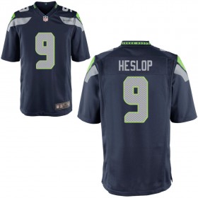 Youth Seattle Seahawks Nike College Navy Game Jersey HESLOP#9