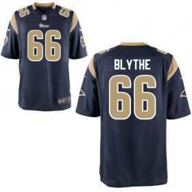 Youth Los Angeles Rams Nike Navy Game Jersey BLYTHE#66