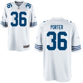 Men's Indianapolis Colts Nike Royal Throwback Game Jersey PORTER#36