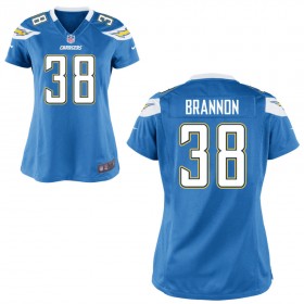 Women's Los Angeles Chargers Nike Light Blue Game Jersey BRANNON#38