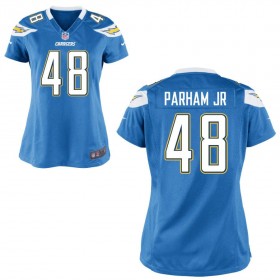 Women's Los Angeles Chargers Nike Light Blue Game Jersey PARHAM JR#48