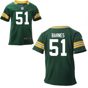 Nike Toddler Green Bay Packers Team Color Game Jersey BARNES#51
