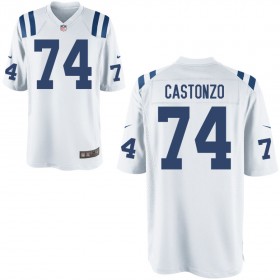 Youth Indianapolis Colts Nike White Game Jersey CASTONZO#74
