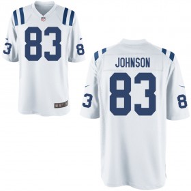 Youth Indianapolis Colts Nike White Game Jersey JOHNSON#83