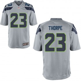 Seattle Seahawks Nike Alternate Game Jersey - Gray THORPE#23