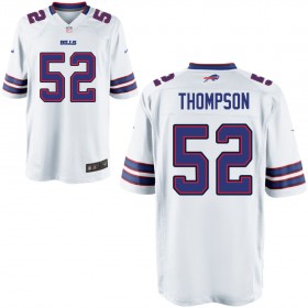 Nike Men's Buffalo Bills Game White Jersey THOMPSON#52