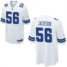 Nike Men's Dallas Cowboys Game White Jersey JACKSON#56