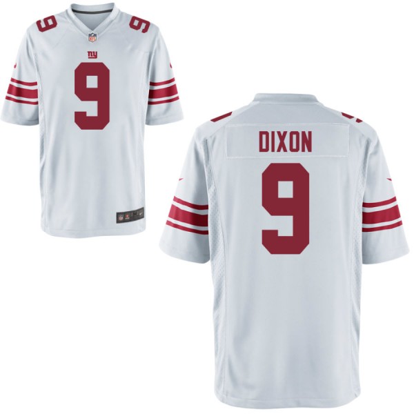 Nike Men's New York Giants Game White Jersey DIXON#9