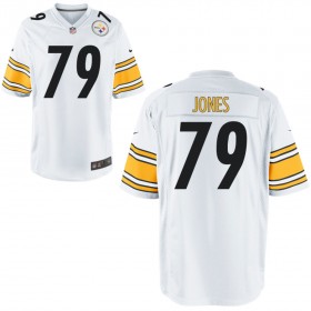 Nike Men's Pittsburgh Steelers Game White Jersey JONES#79