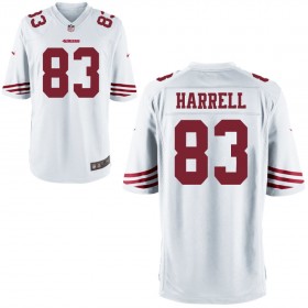 Nike Men's San Francisco 49ers Game White Jersey HARRELL#83