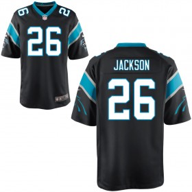 Men's Carolina Panthers Nike Black Game Jersey JACKSON#26