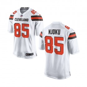 Nike Cleveland Browns Youth White Game Jersey NJOKU#85